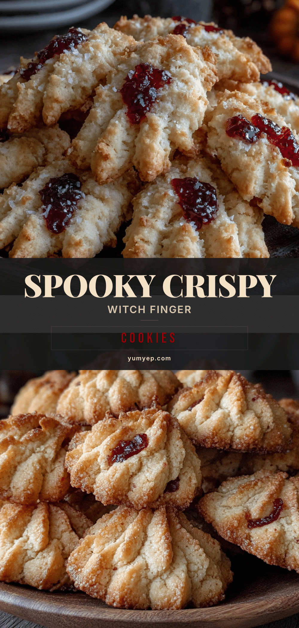 crispy witch finger cookies recipe