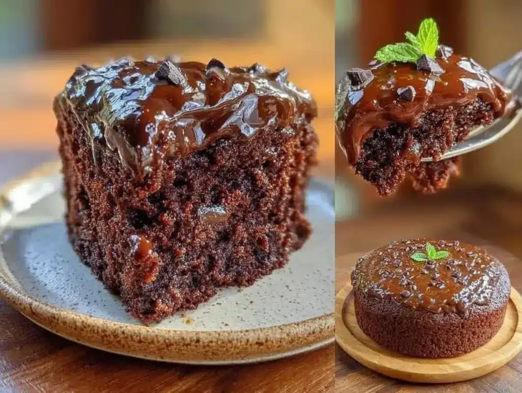 dairy free chocolate cake - featured image