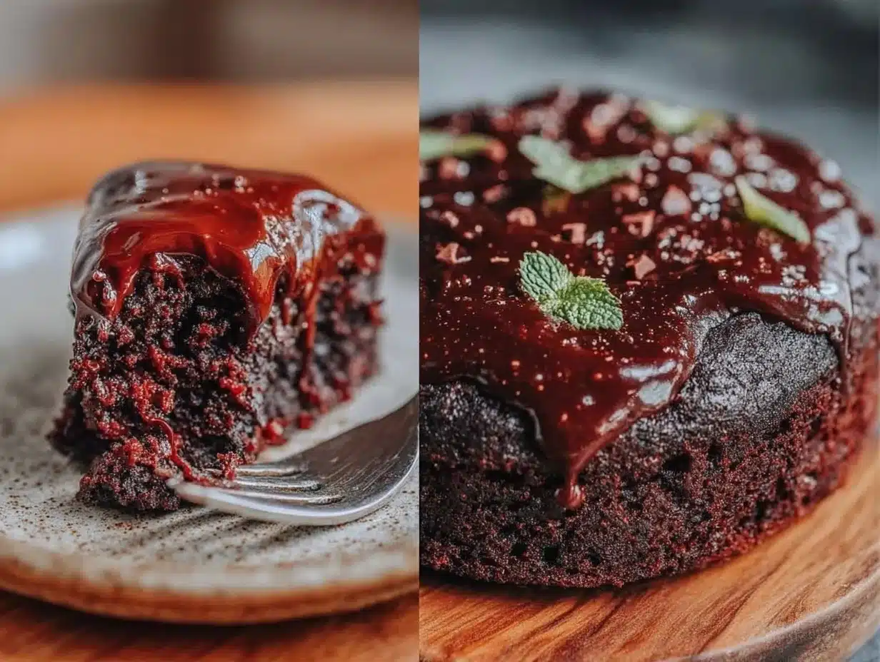 dairy free chocolate cake preparation steps