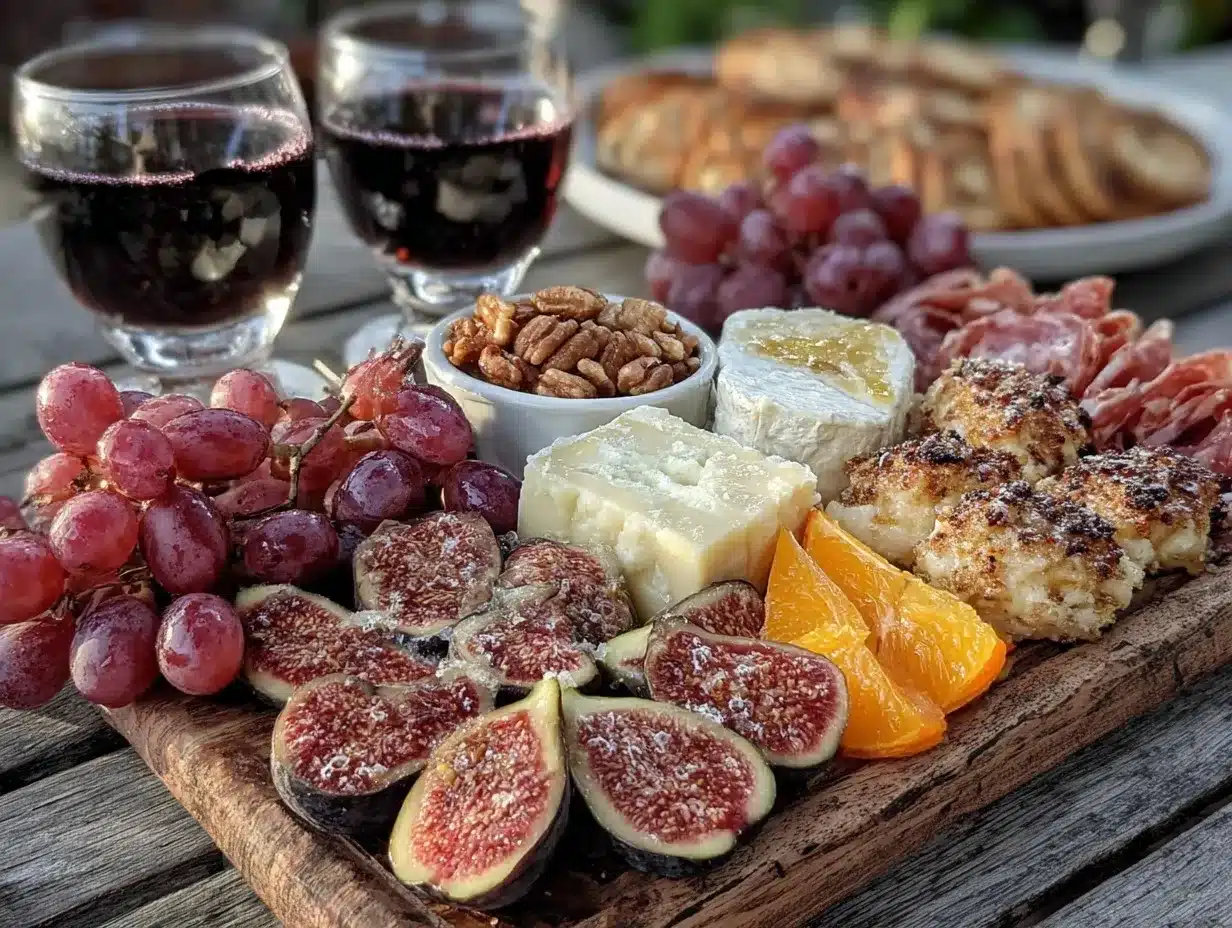 date night grazing board for two preparation steps