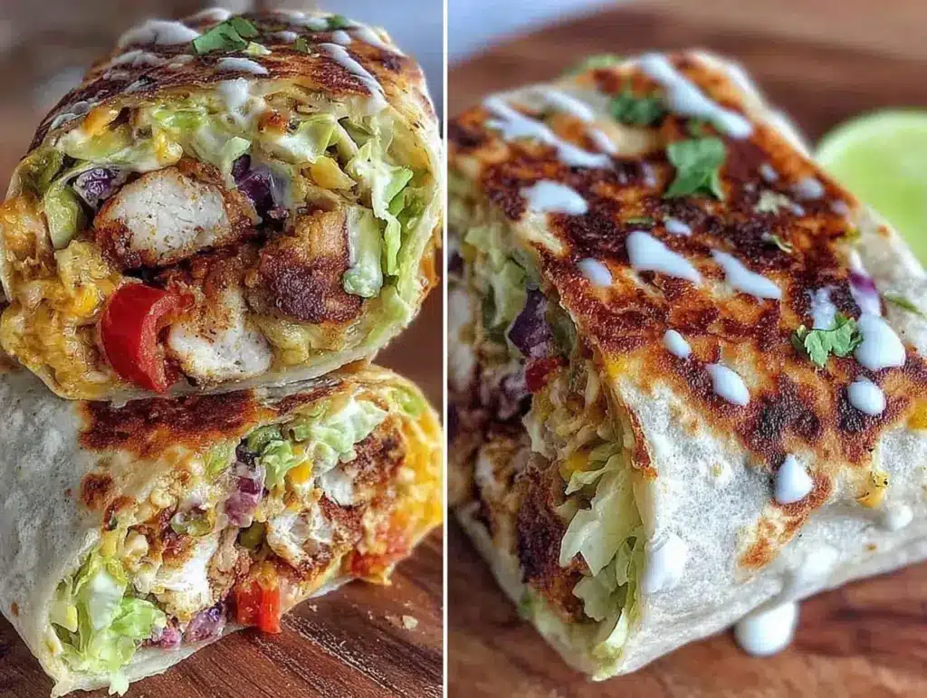 easy crispy tortilla wrap recipe - featured image