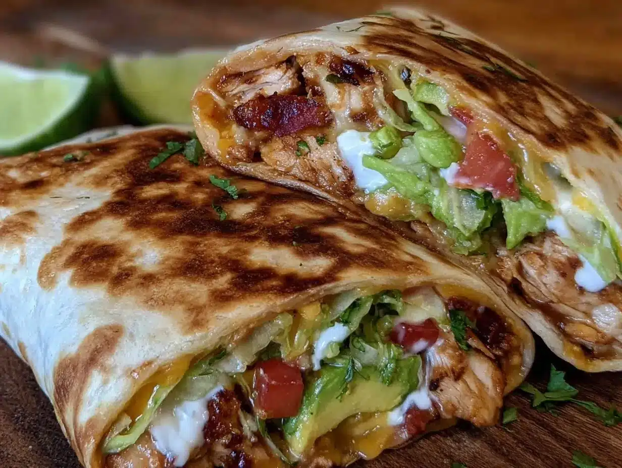 easy crispy tortilla wrap recipe preparation steps