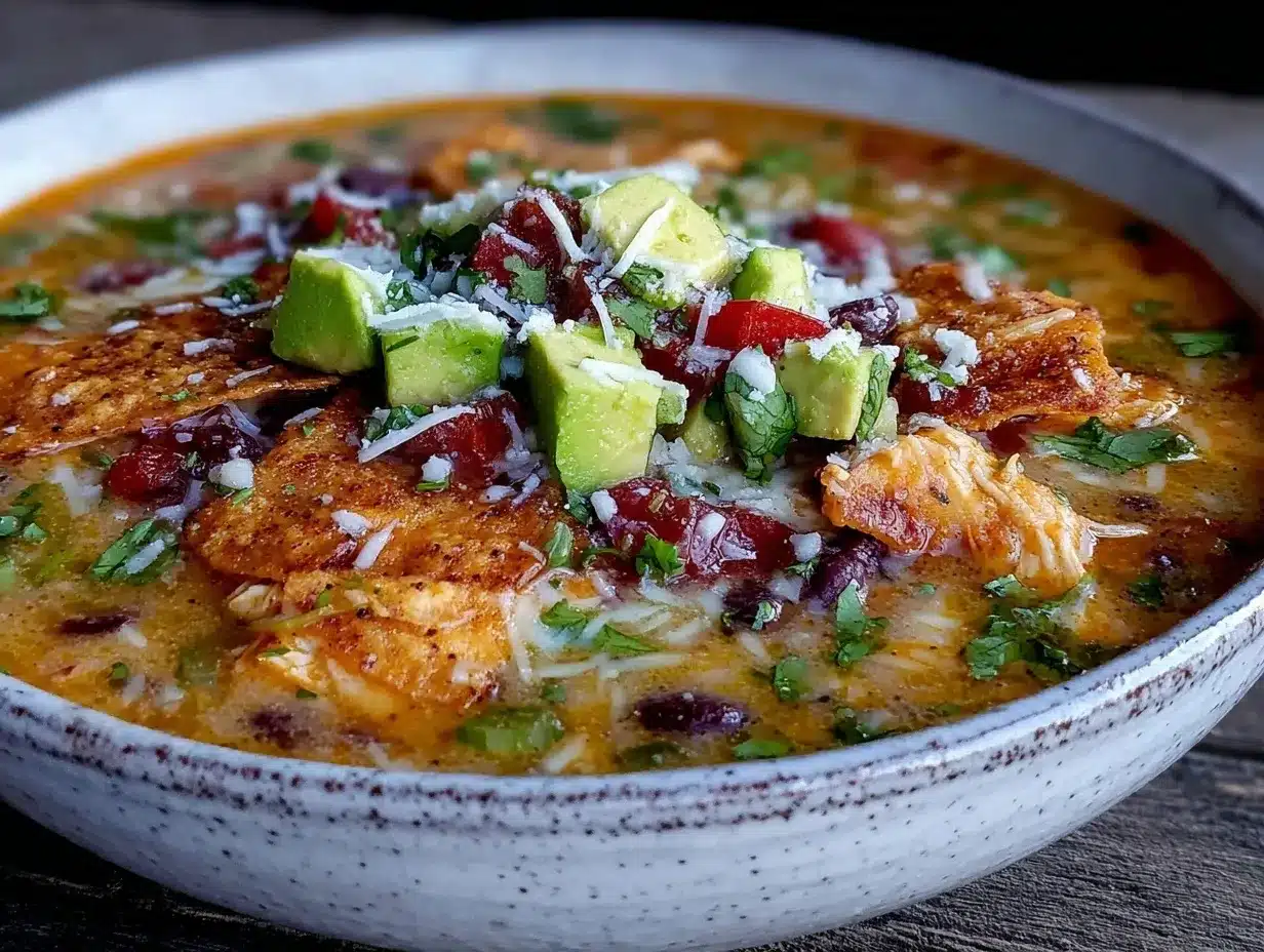 easy crockpot chicken tortilla soup preparation steps