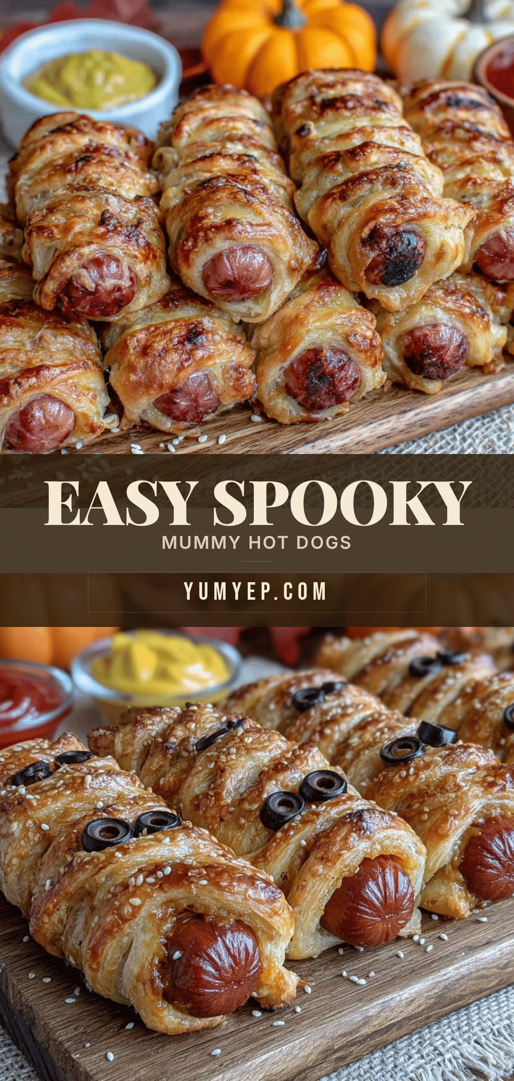 easy mummy hot dogs recipe