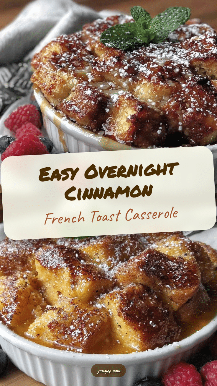 Easy Overnight French Toast Casserole recipe
