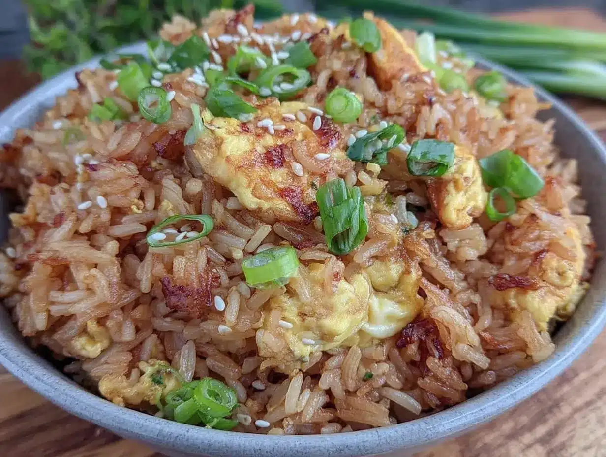egg fried rice recipe preparation steps