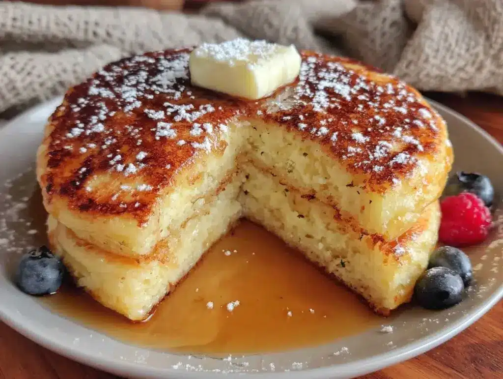 fluffy almond flour pancakes - featured image