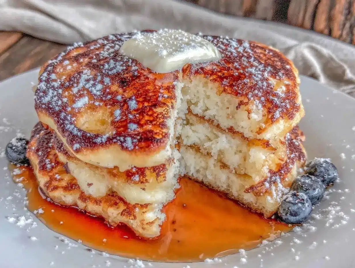 fluffy almond flour pancakes preparation steps