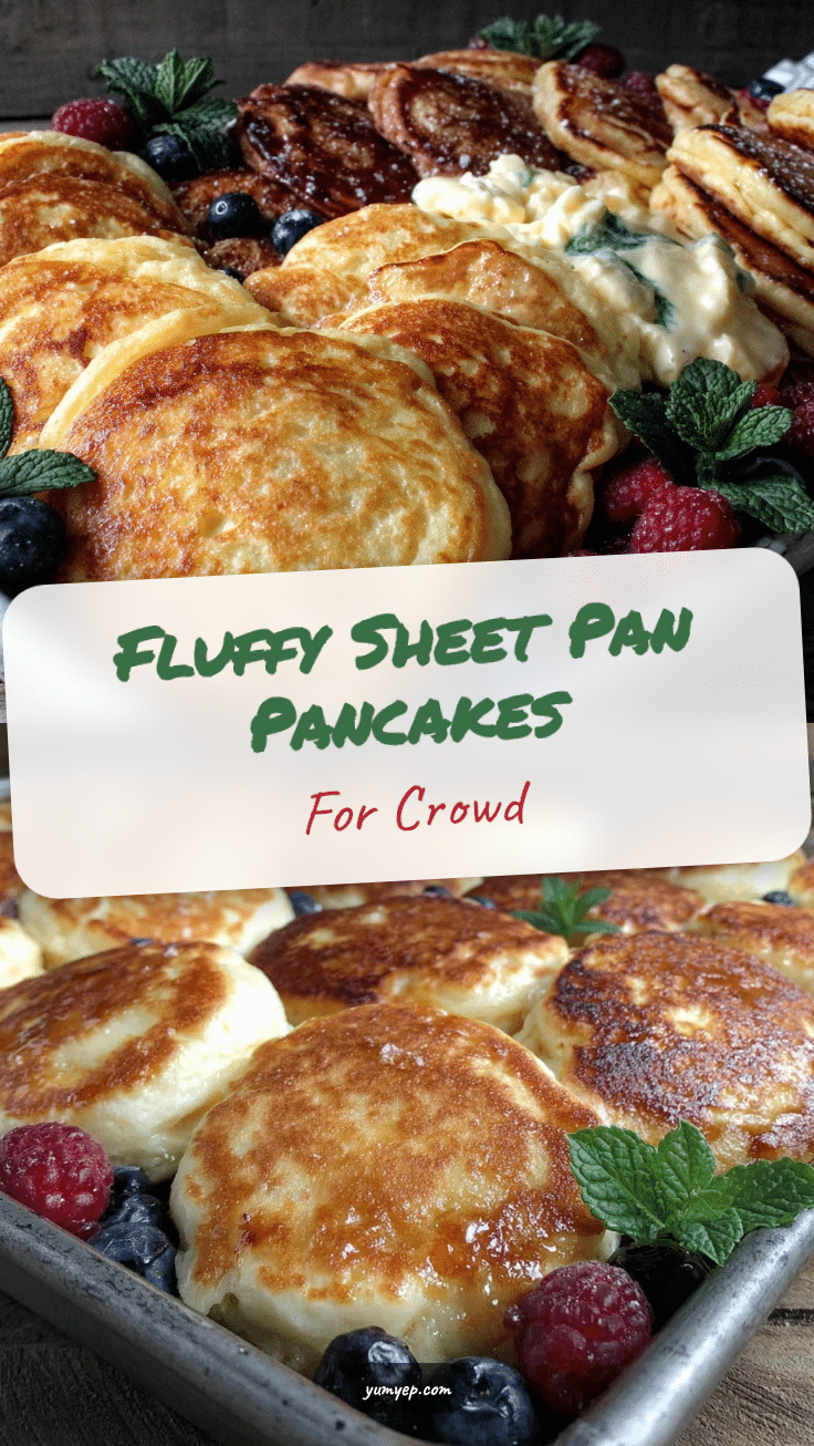 fluffy sheet pan pancakes recipe