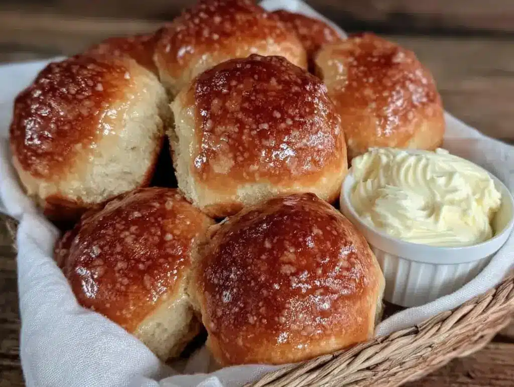 Fluffy Texas Roadhouse Rolls - featured image