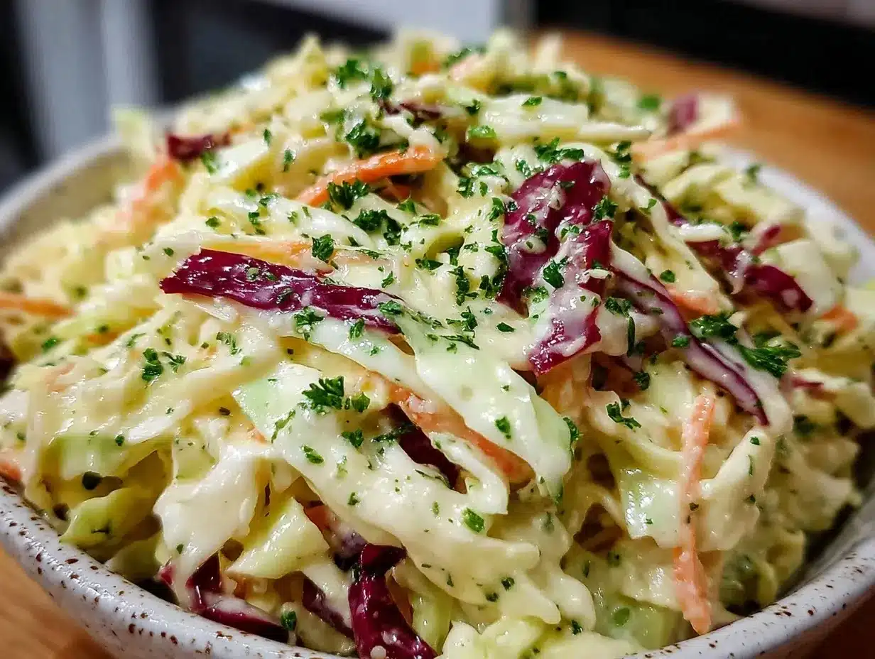fresh classic coleslaw preparation steps