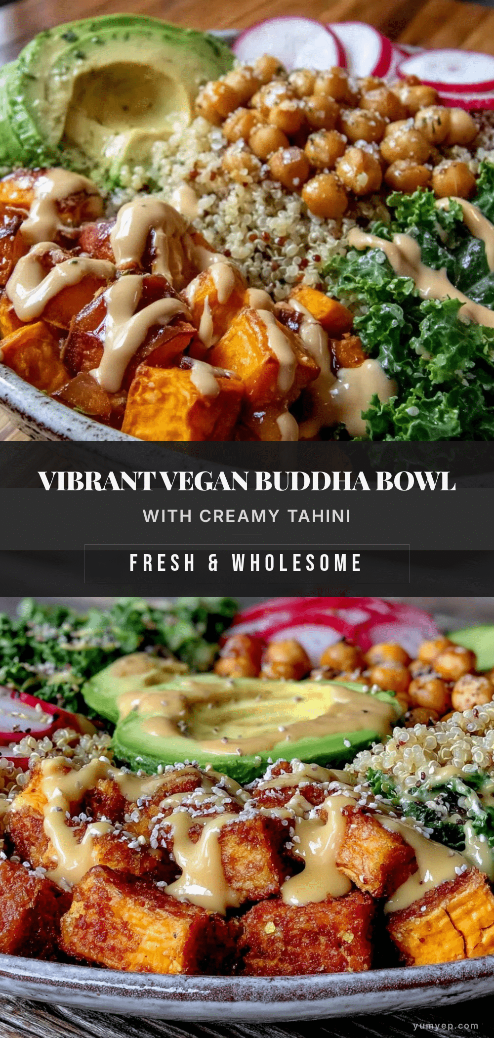 fresh vegan buddha bowl recipe