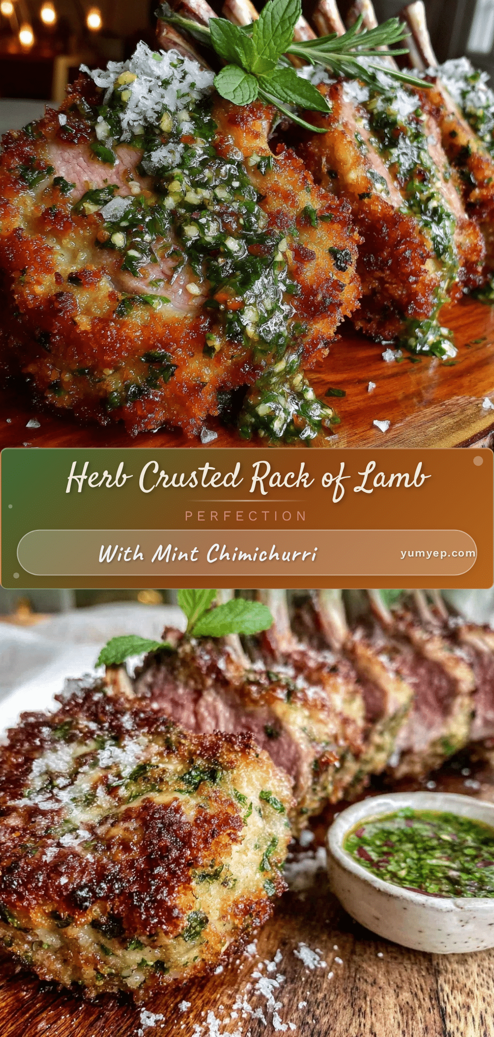 herb crusted rack of lamb recipe