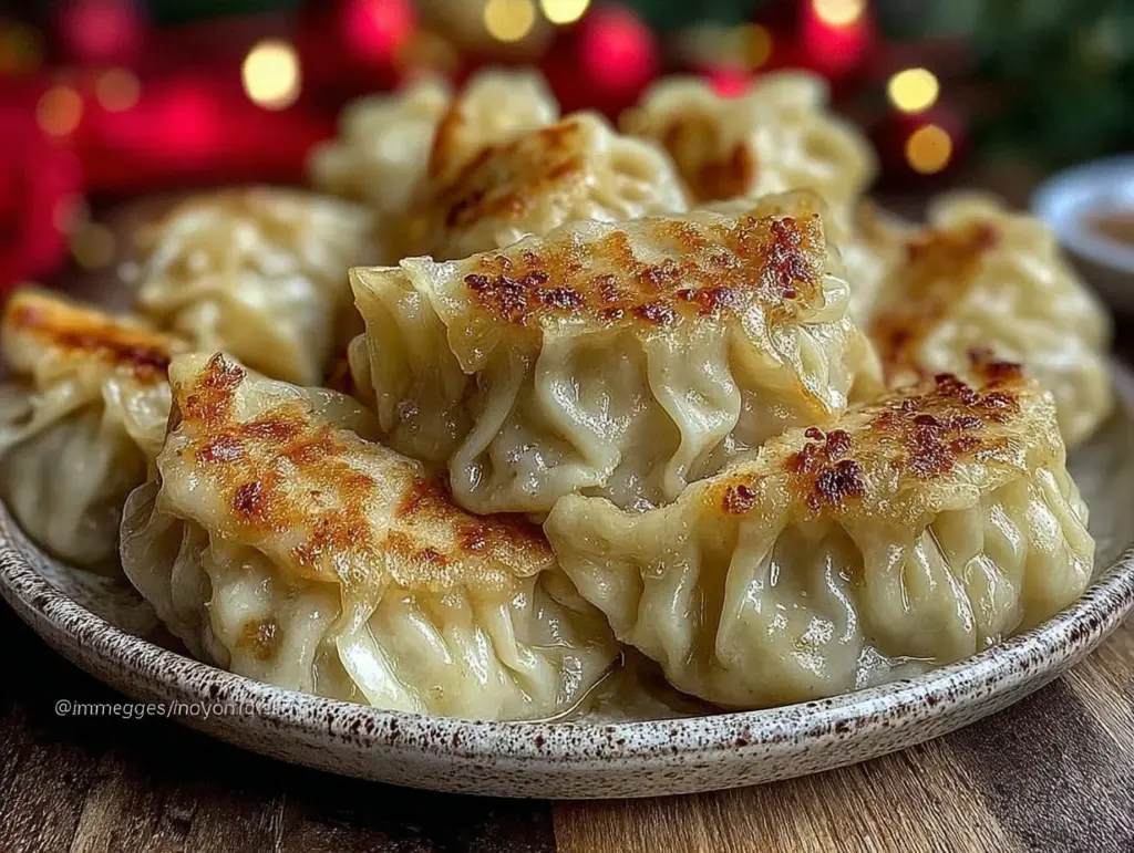 homemade pork dumplings - featured image