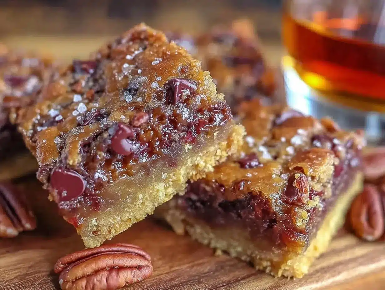 Kentucky Derby pie bars preparation steps