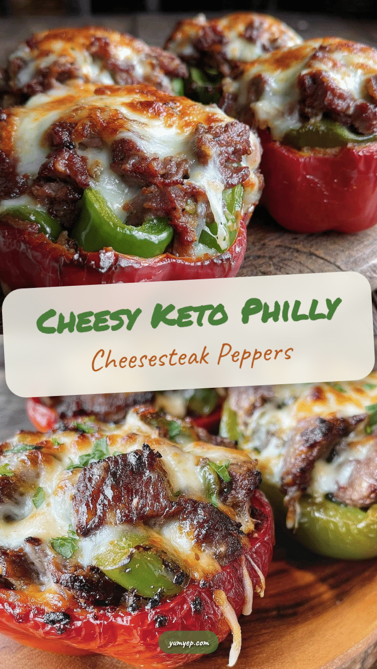 keto philly cheesesteak stuffed peppers recipe