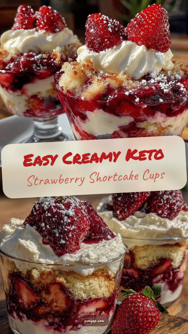 keto strawberry shortcake cups recipe