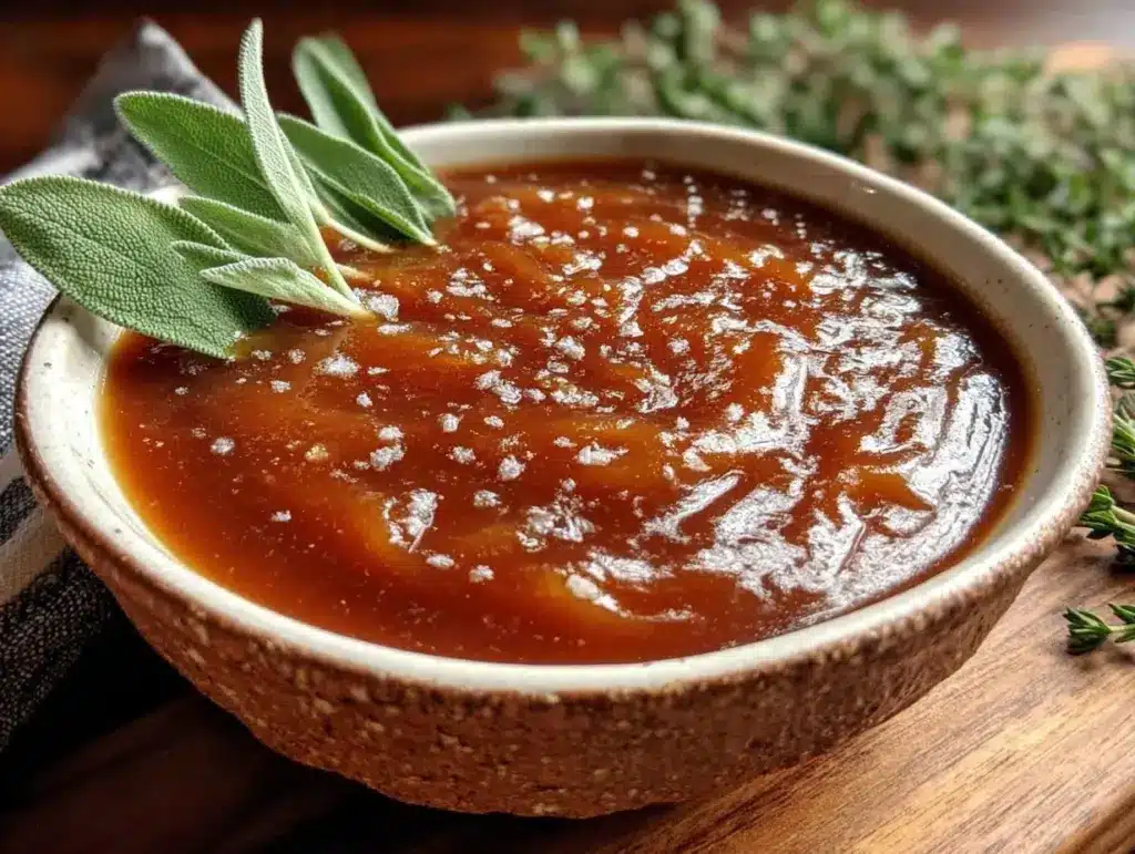 make-ahead turkey gravy - featured image