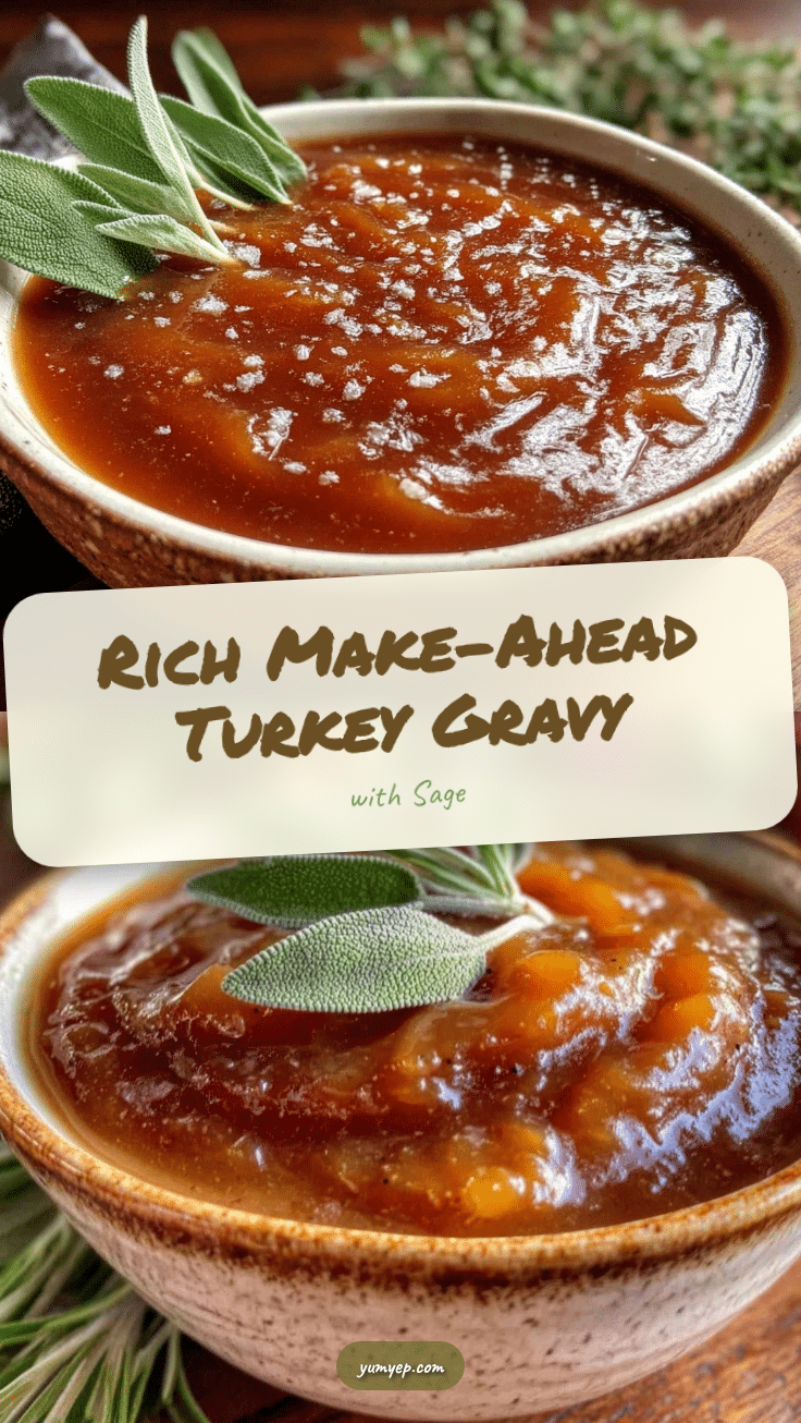 make-ahead turkey gravy recipe