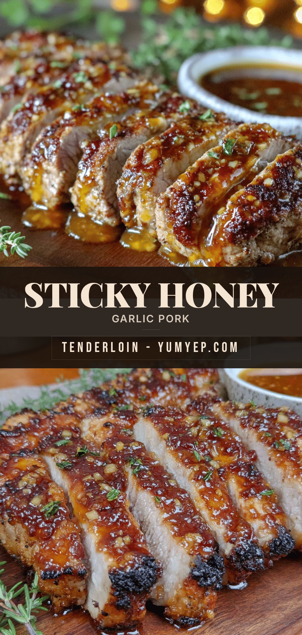 savory honey garlic pork tenderloin recipe