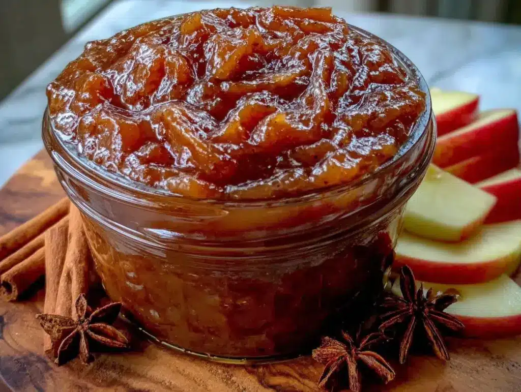 slow cooker apple butter - featured image