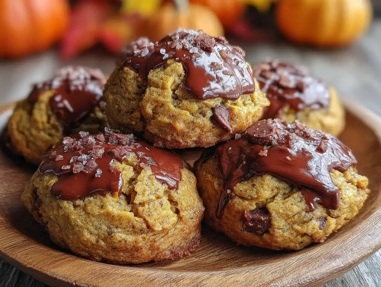soft pumpkin chocolate chip cookies preparation steps