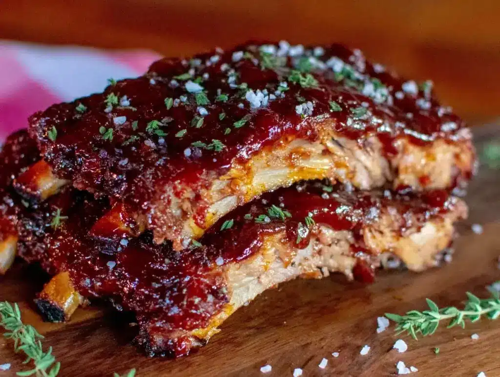 tender smoked pork ribs - featured image