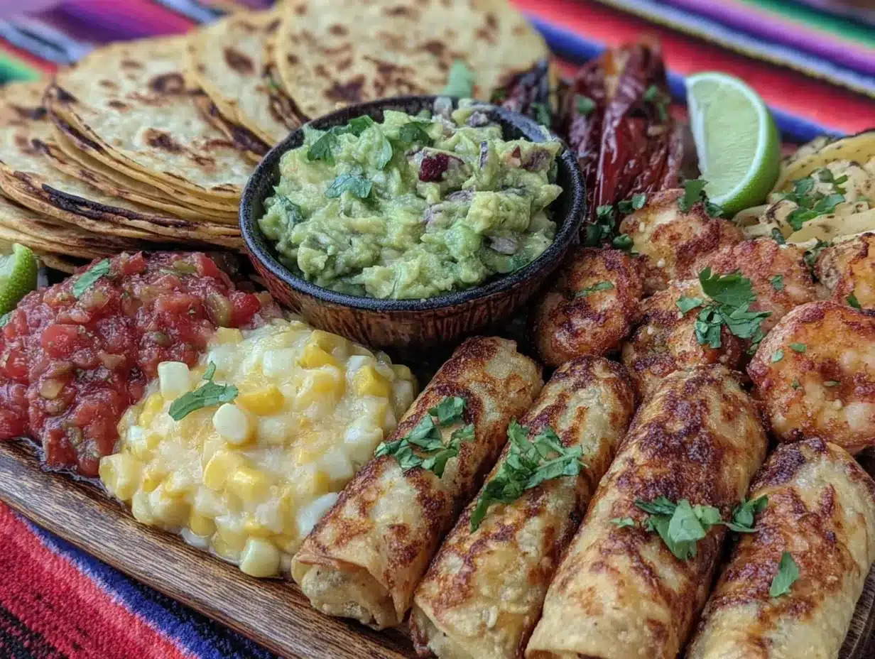 antojitos table spread preparation steps
