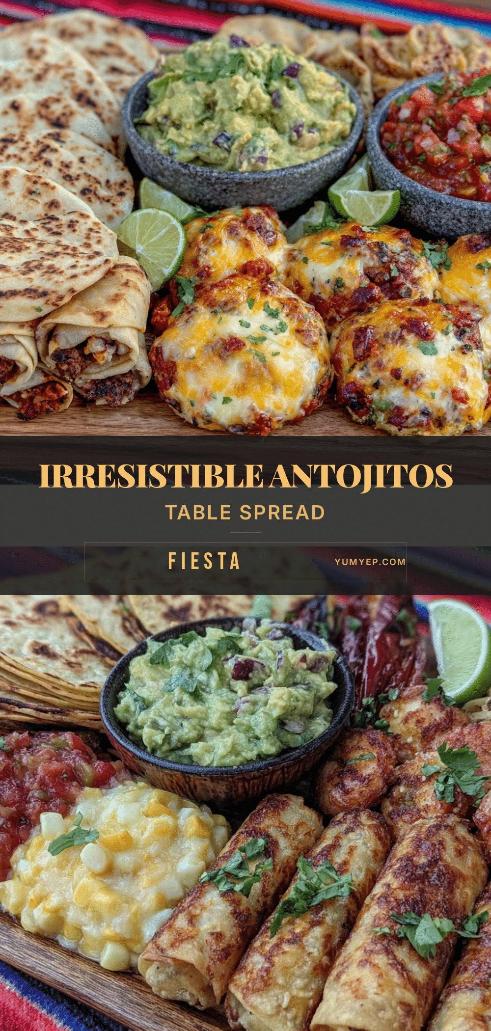 antojitos table spread recipe