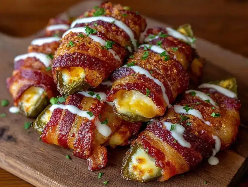 bacon-wrapped jalapeño poppers - featured image