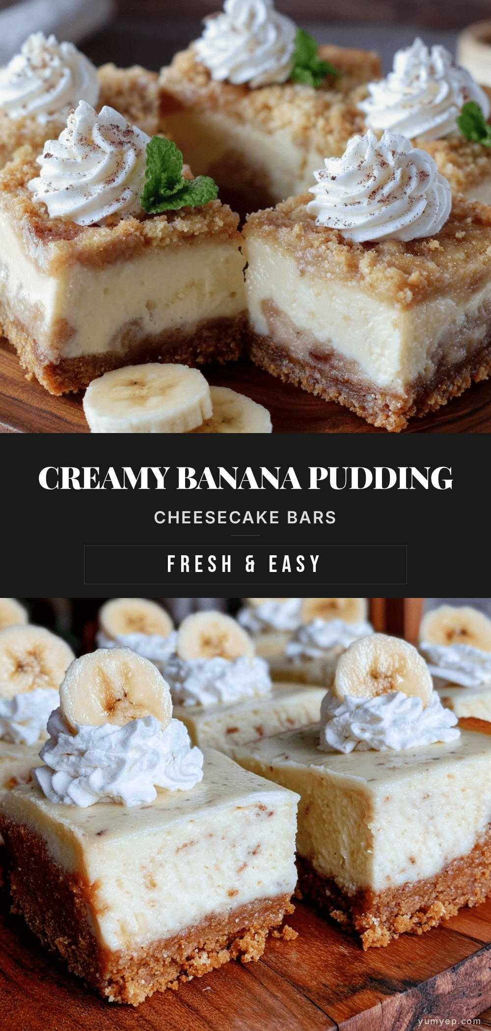 banana pudding cheesecake bars recipe