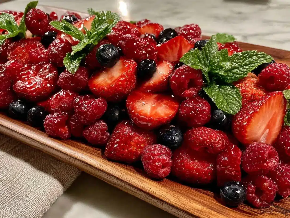 berry sweet baby shower fruit display preparation steps