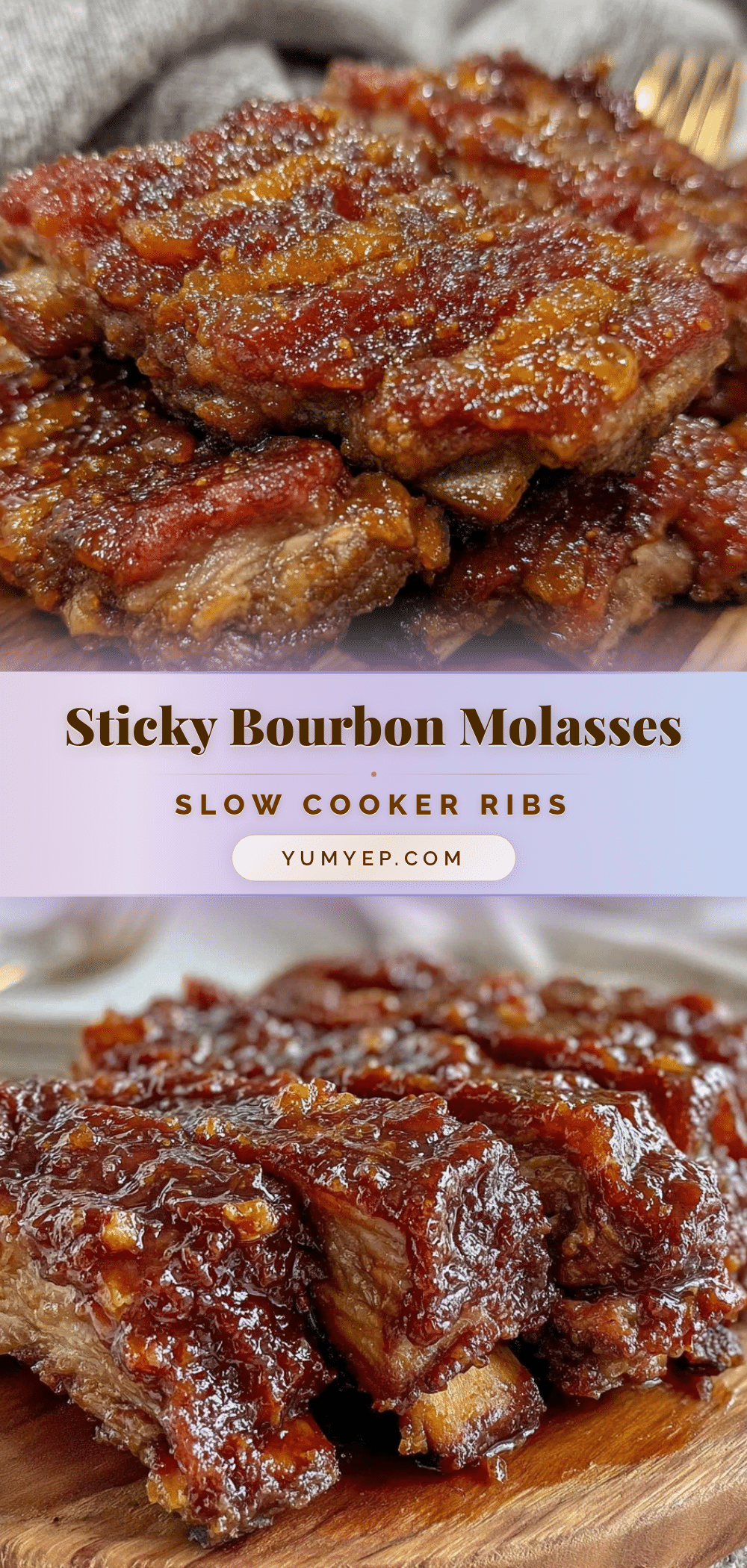 bourbon molasses bbq ribs slow cooker recipe recipe