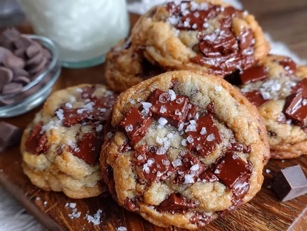 brown butter chocolate chip cookies - featured image