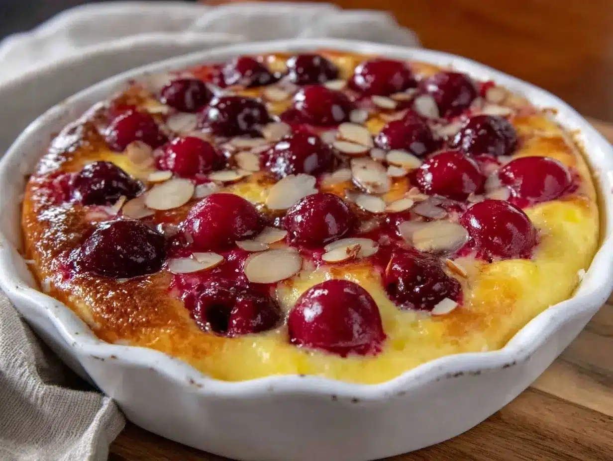 cherry almond clafoutis preparation steps