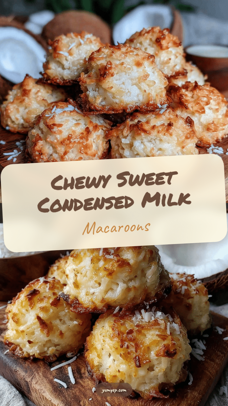 chewy condensed milk coconut macaroons recipe