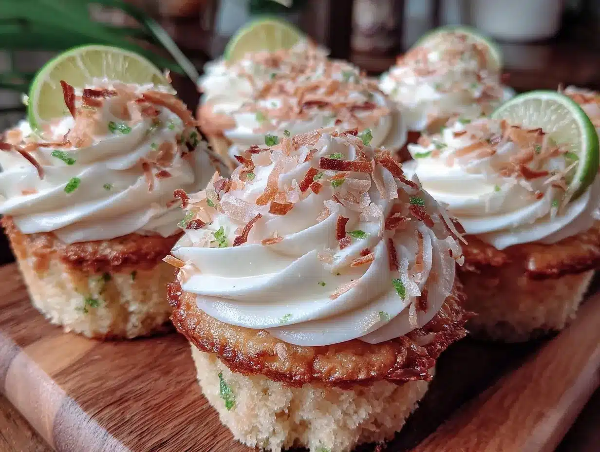 coconut lime cupcakes preparation steps