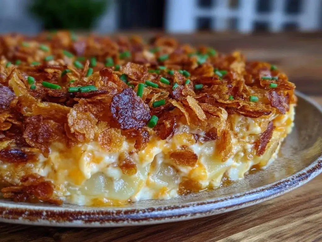 cozy funeral potatoes - featured image