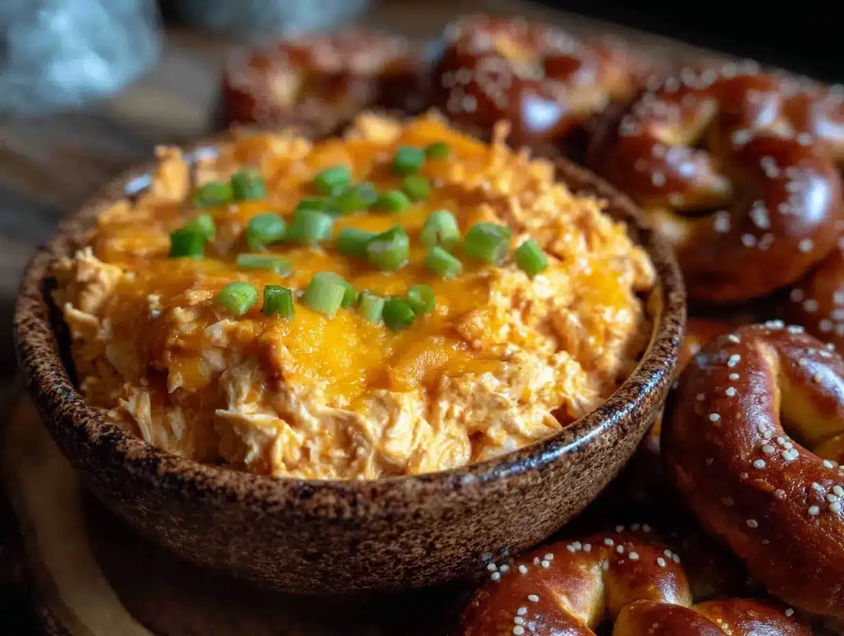 creamy buffalo chicken dip preparation steps