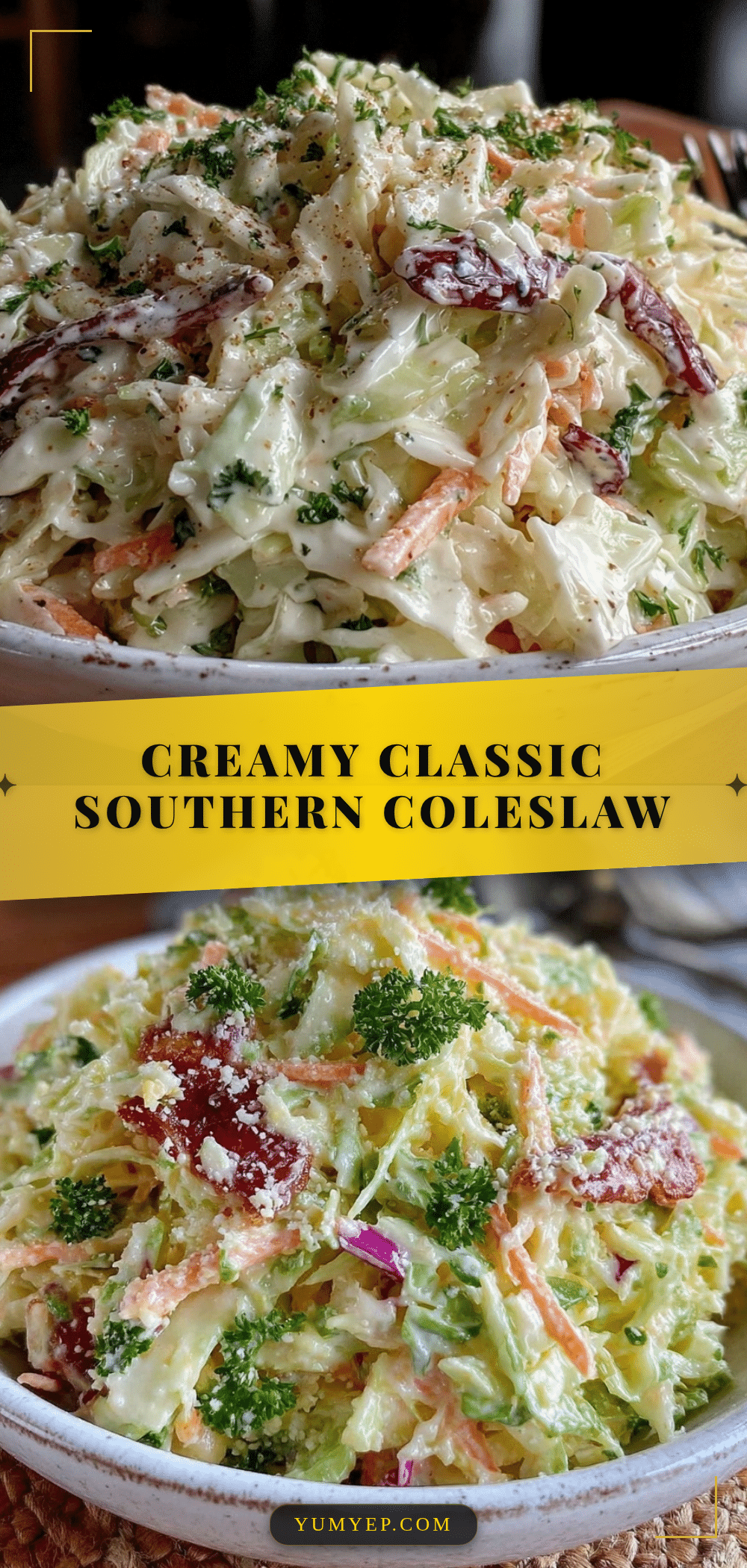creamy classic southern coleslaw recipe