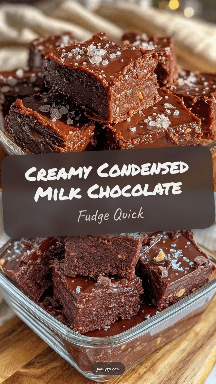 creamy condensed milk chocolate fudge recipe
