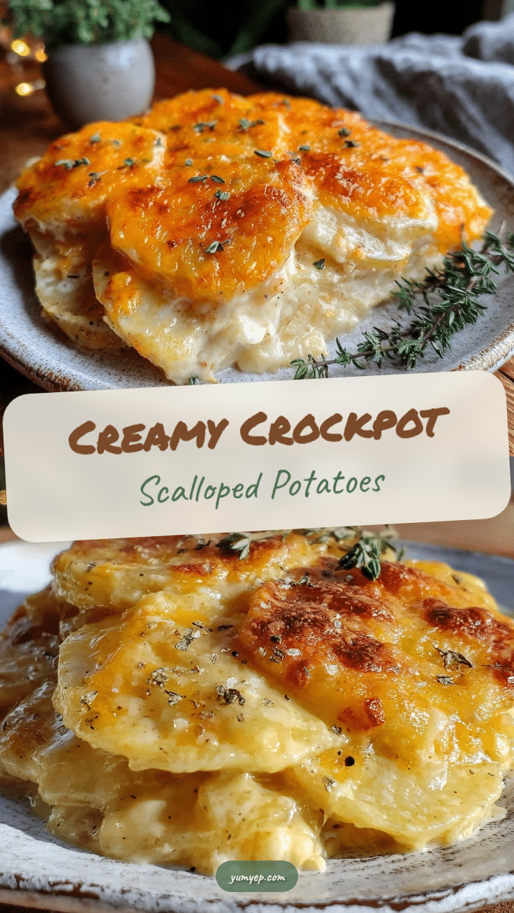creamy crockpot scalloped potatoes recipe
