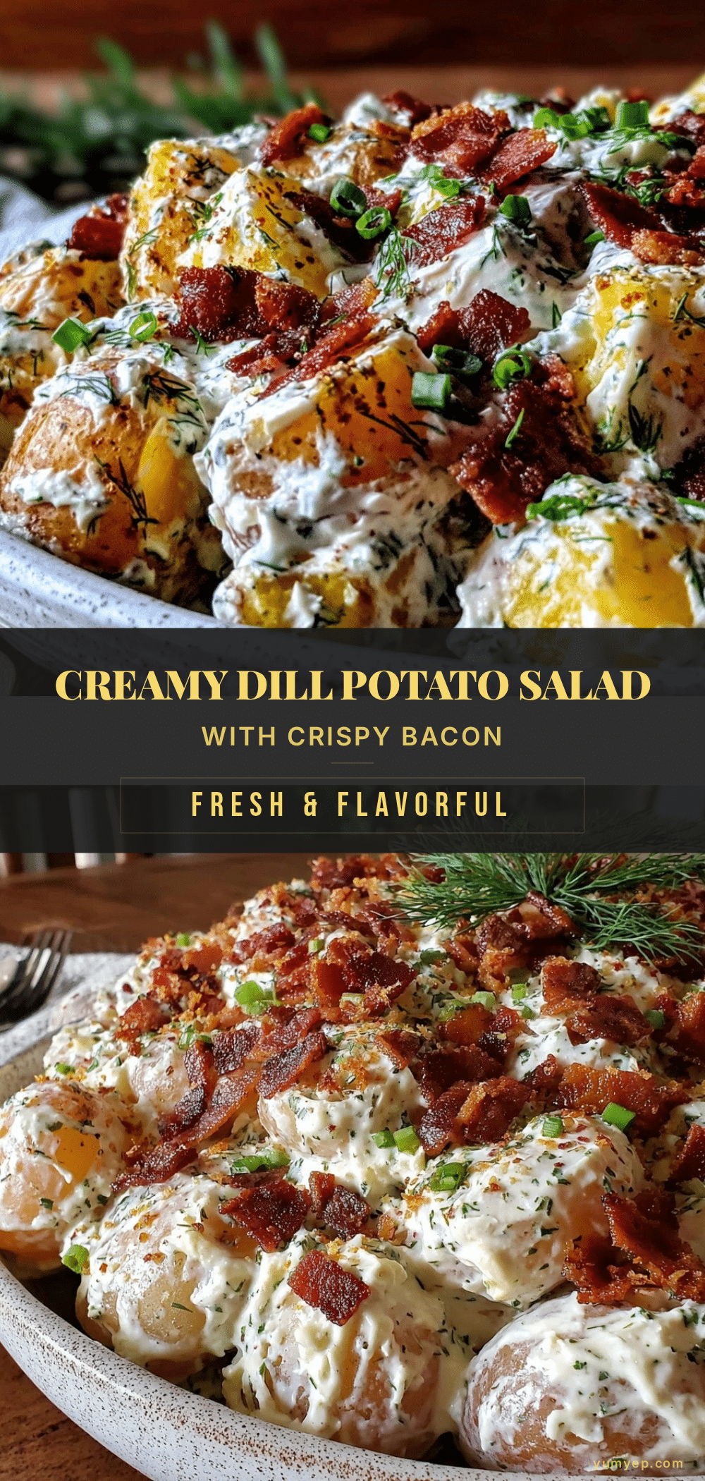 creamy dill potato salad recipe