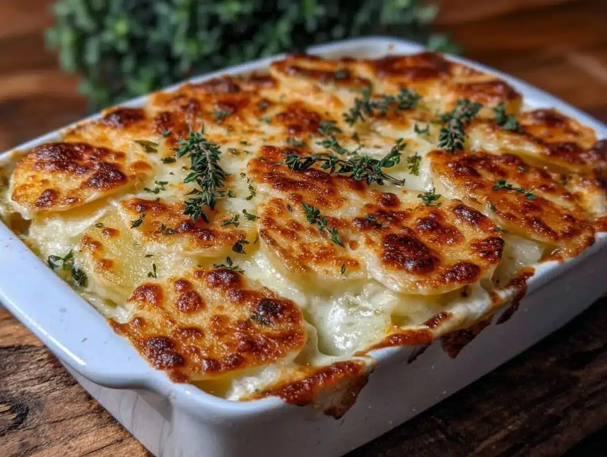 creamy scalloped potatoes preparation steps