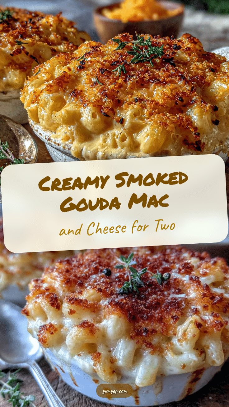 creamy smoked gouda mac and cheese for two recipe