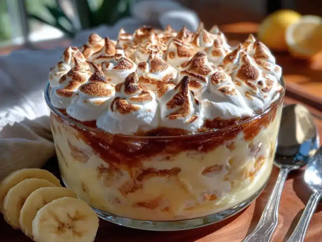 creamy southern banana pudding - featured image