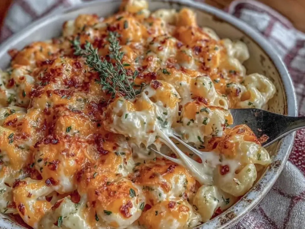 creamy stovetop mac and cheese - featured image