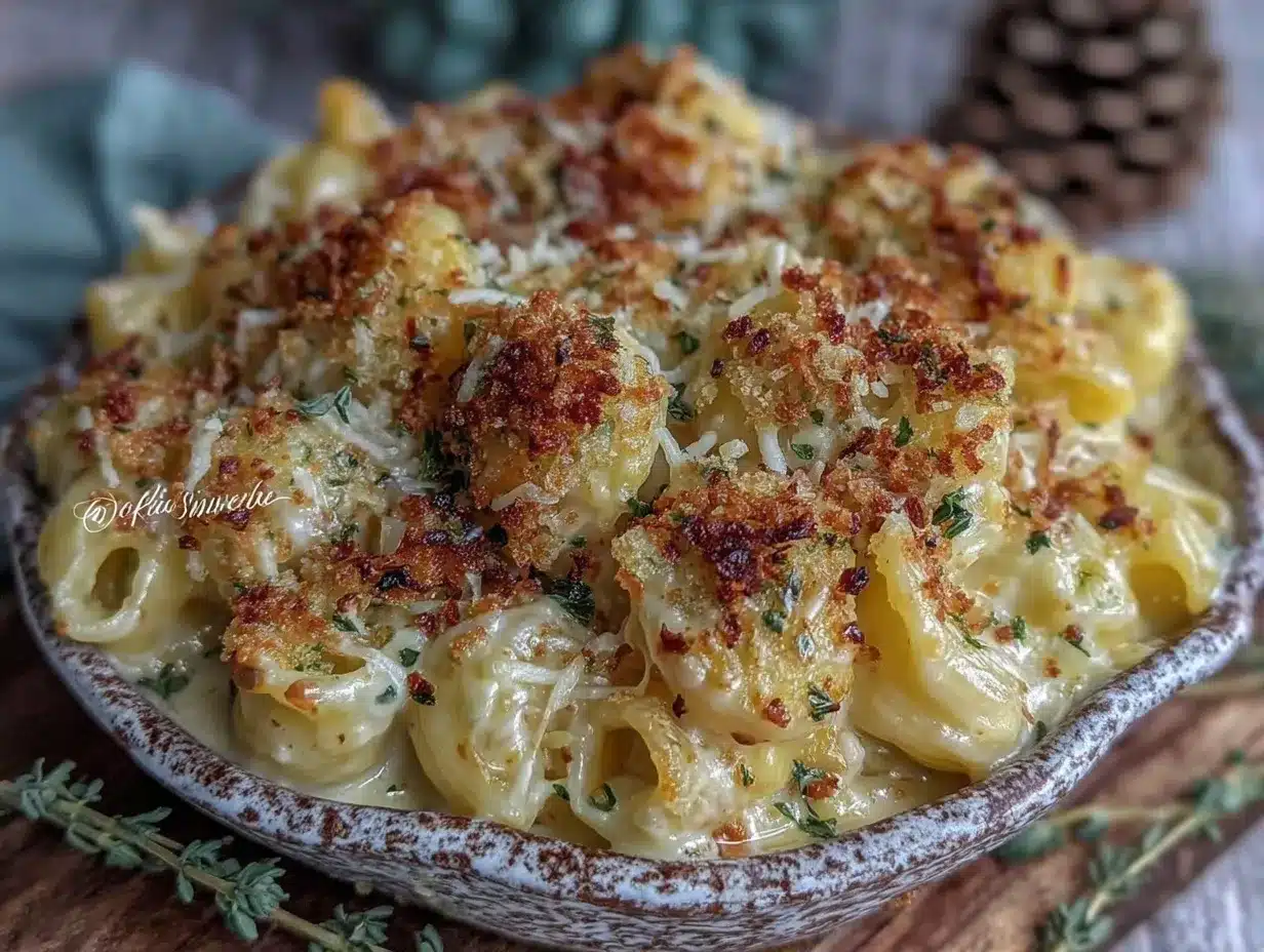 crispy baked mac and cheese preparation steps