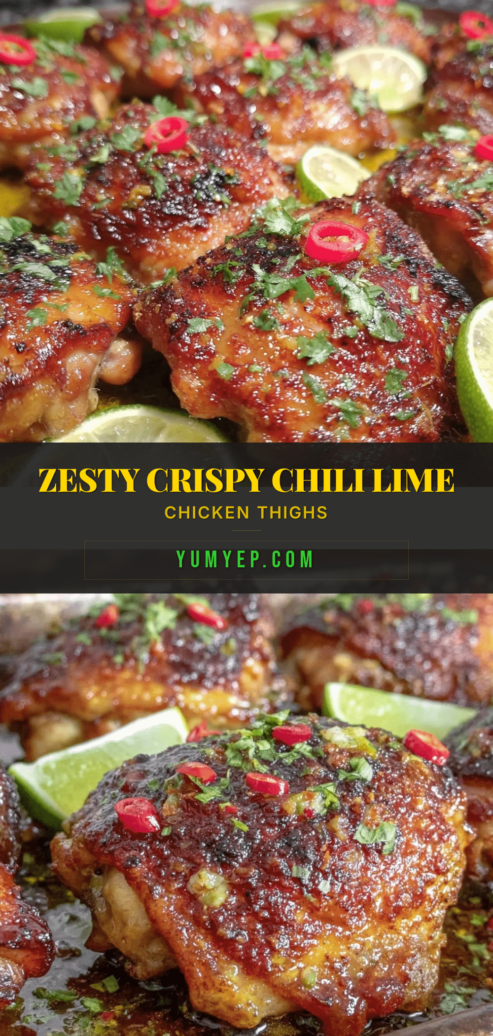 crispy chili lime chicken thighs recipe