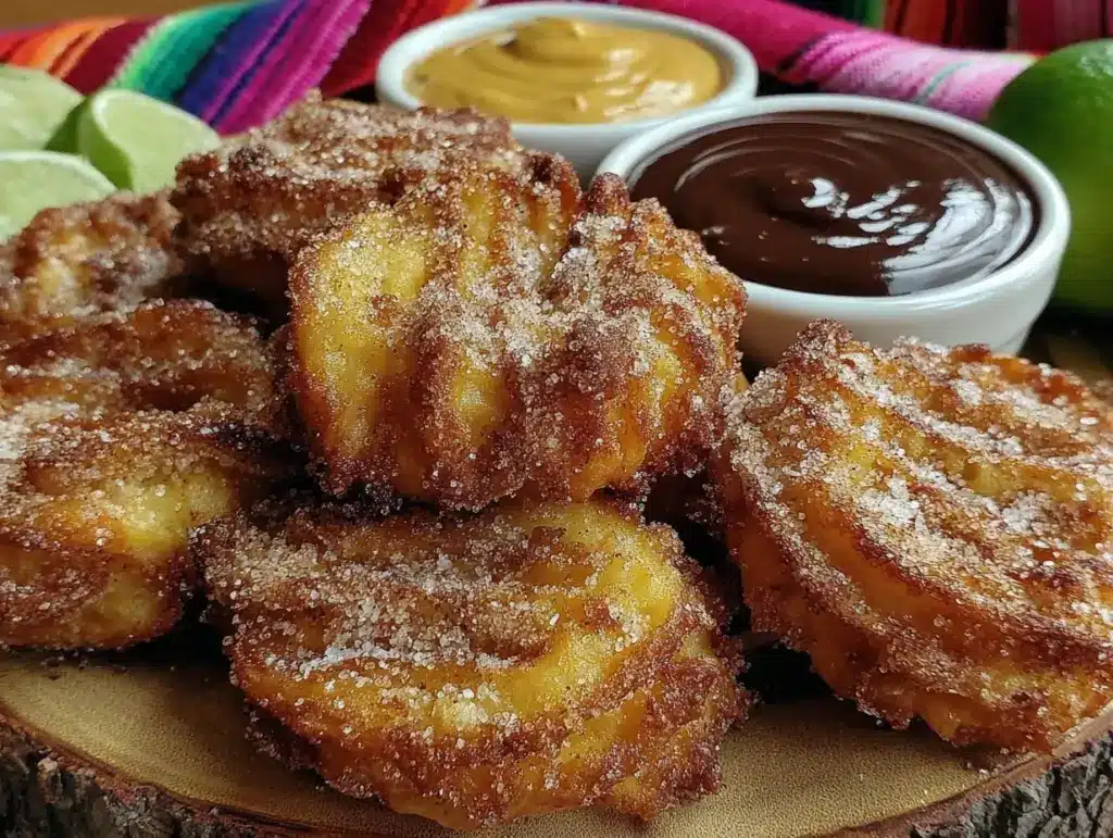 crispy mini churro bites - featured image